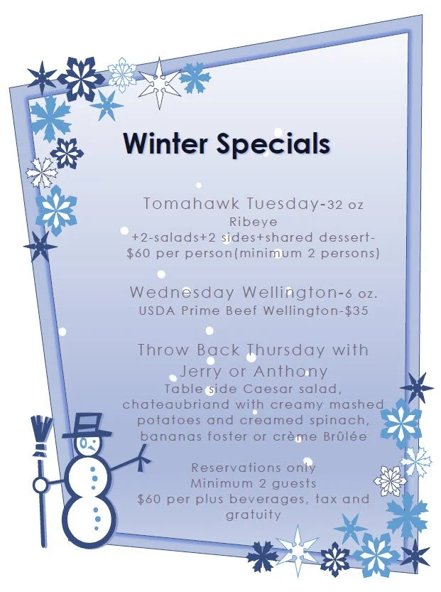 November Specials